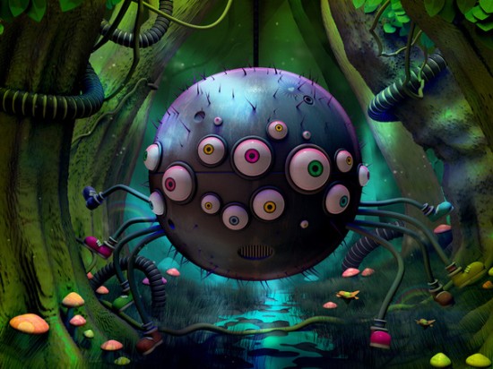 3d character design illustration